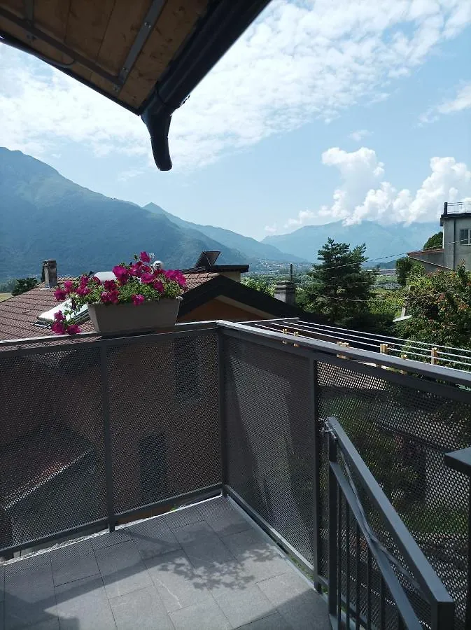 Lake And Mountains Valtellina Dubino Italy